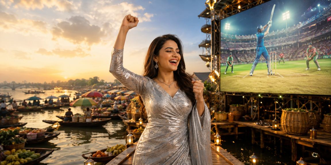 বরিশালের সমুদ্র সৈকতে ক্রিকেট বেটিং প্রোমোশন উপভোগ করছেন দর্শকরা