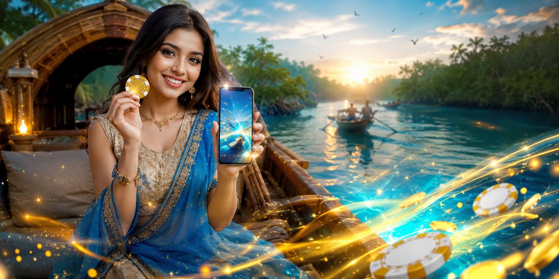 সুন্দরবনে বাংলাদেশি মডেল মোবাইল পেমেন্ট করছেন